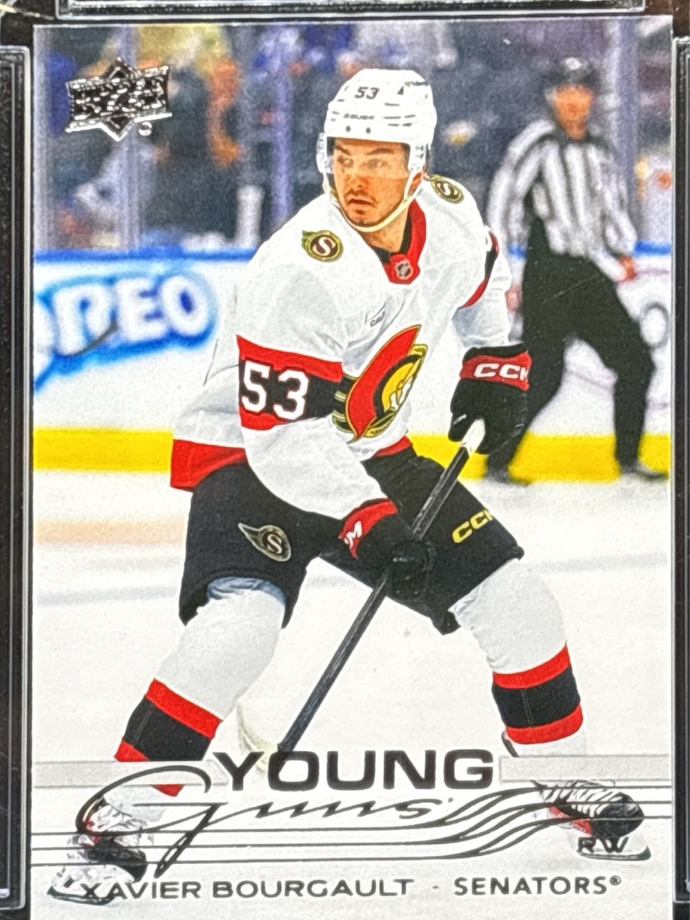 Upper Deck Xavier Bourgault Ottawa Senators Young Guns Hockey Card
